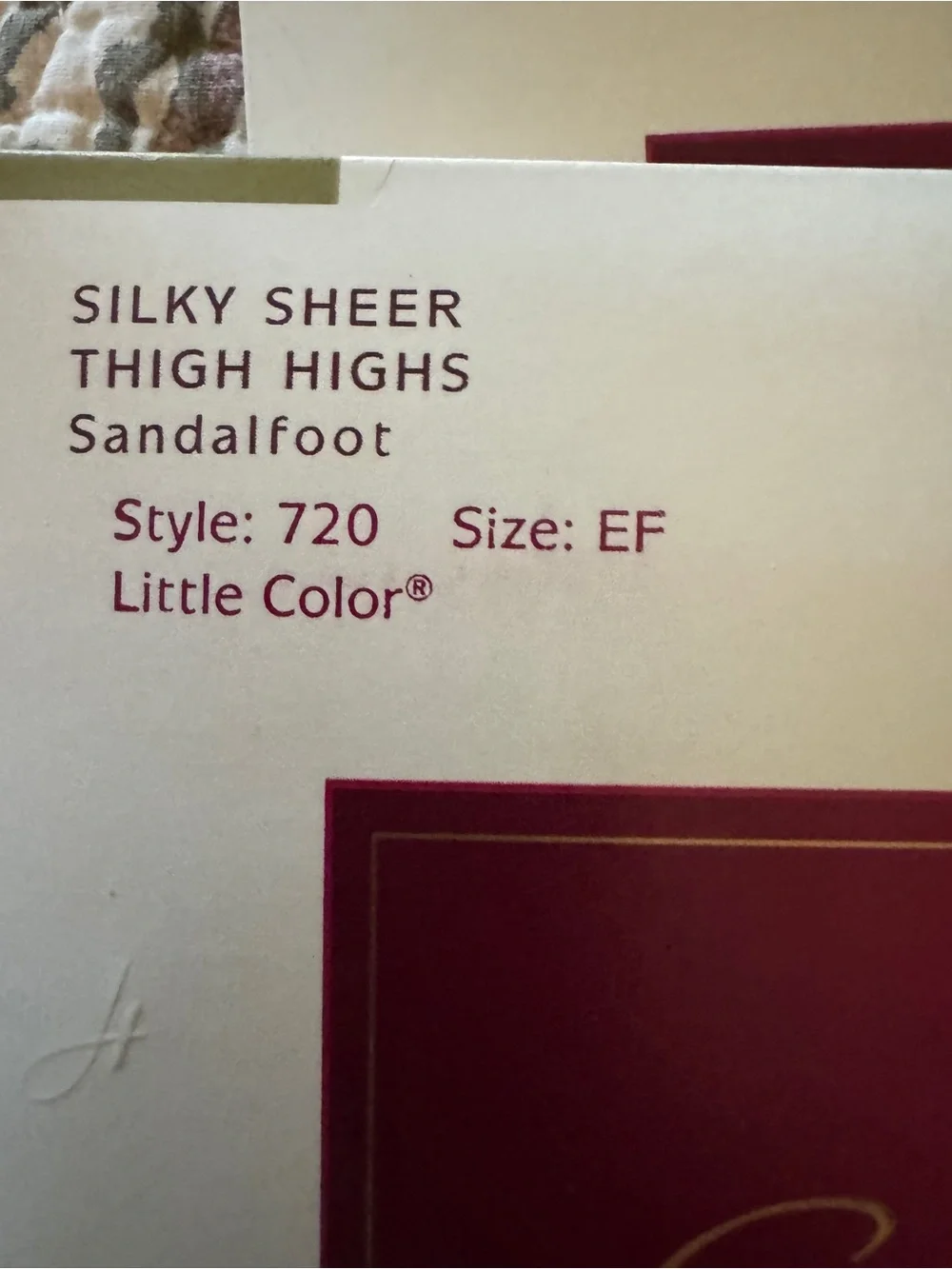 Vintage Hanes Silk Reflections Two Bundle Silky Sheer Thigh Highs Sandalfoot NEW